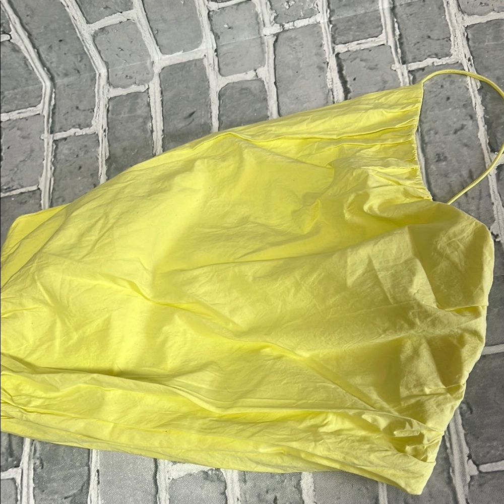 ZARA Bright Yellow top